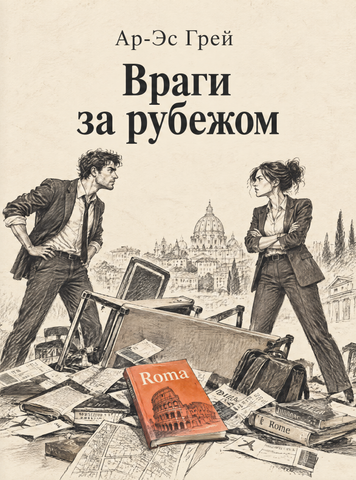 Книга &laquo;Вороги за кордоном&raquo; &mdash; обкладинка