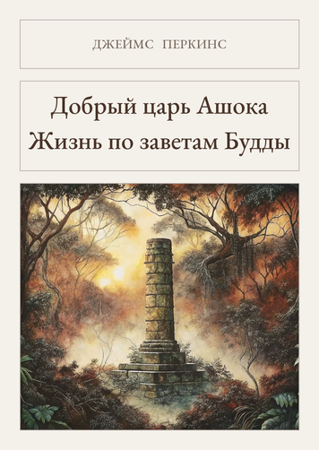 Книга &laquo;Добрий цар Ашока. Життя за заповітами Будди, М'яка обкладинка, російською&raquo; &mdash; обкладинка