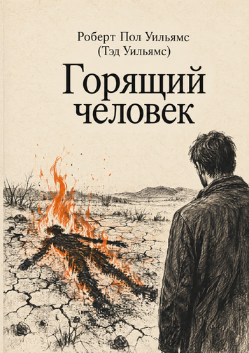 Книга &laquo;Горящий человек&raquo; &mdash; обложка