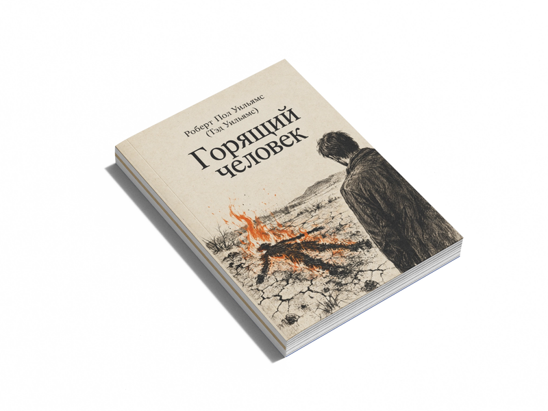 Книга &laquo;Горящий человек&raquo; &mdash; обложка