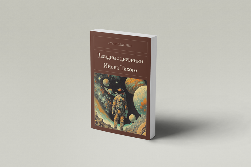 Книга &laquo;Зоряні щоденники Йона Тихого (збірка), М'яка обкладинка, російською&raquo; &mdash; обкладинка