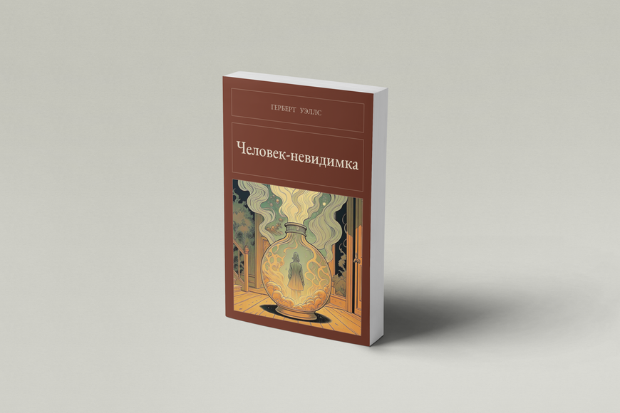 Книга &laquo;Людина-невидимка, М'яка обкладинка, російською&raquo; &mdash; обкладинка