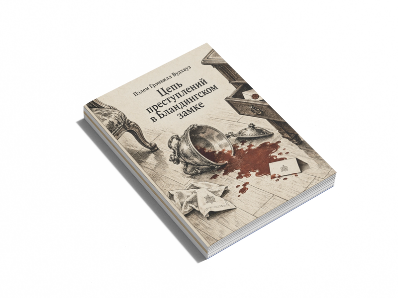 Книга &laquo;Ланцюг злочинів у Бландінзькому замку&raquo; &mdash; обкладинка