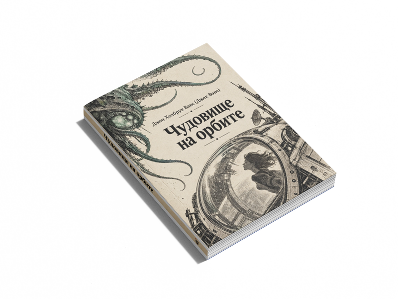 Книга &laquo;Чудовище на орбите&raquo; &mdash; обложка