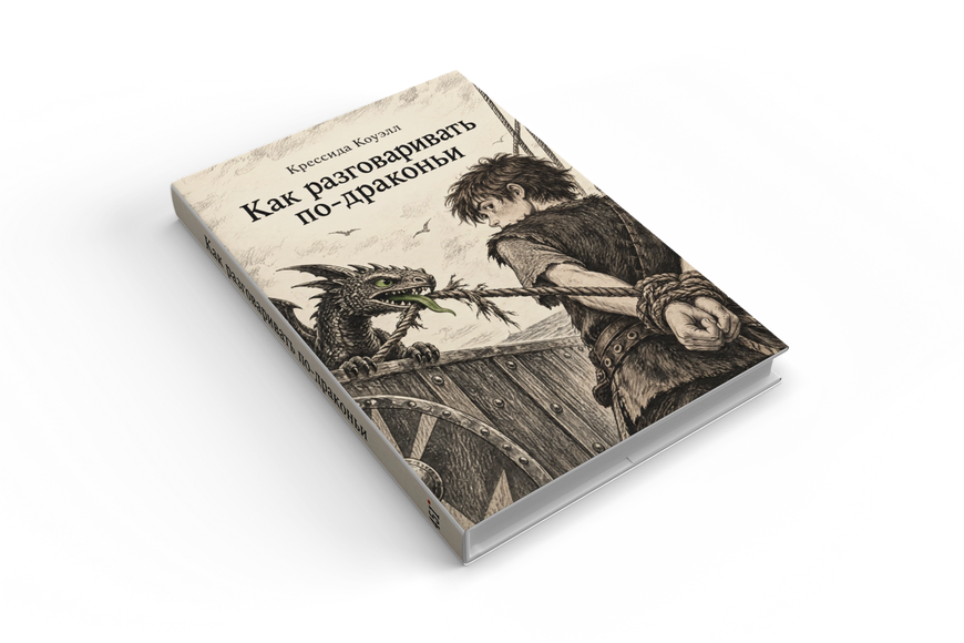 Книга &laquo;Як розмовляти по-драконячому&raquo; &mdash; обкладинка