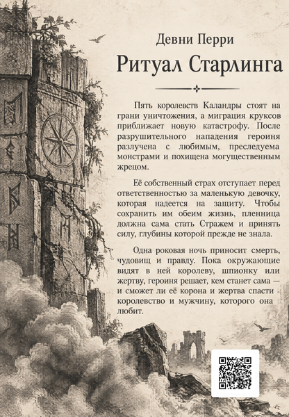 Книга &laquo;Ритуал Старлінга&raquo; &mdash; обкладинка