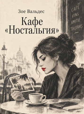 Книга &laquo;Кафе &laquo;Ностальгія&raquo;&raquo; &mdash; обкладинка