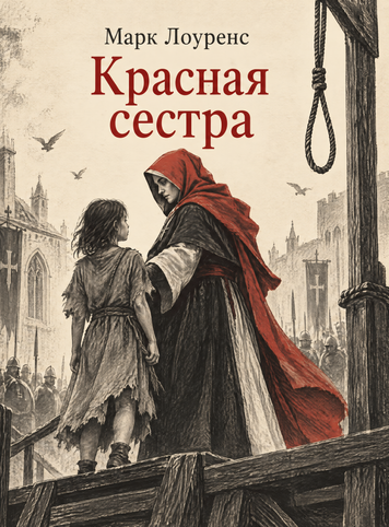 Книга &laquo;Красная сестра&raquo; &mdash; обложка