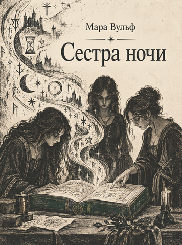 Книга &laquo;Сестра ночи&raquo; &mdash; обложка