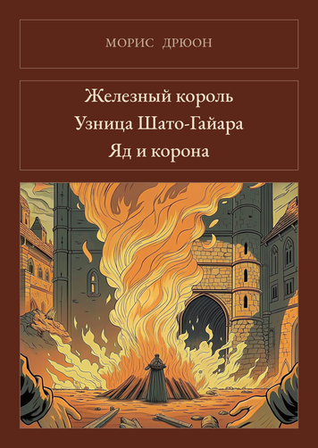 Книга &laquo;Залізний король. Бранка Шато-Гаяра. Отрута і корона, Тверда палітурка, російською&raquo; &mdash; обкладинка