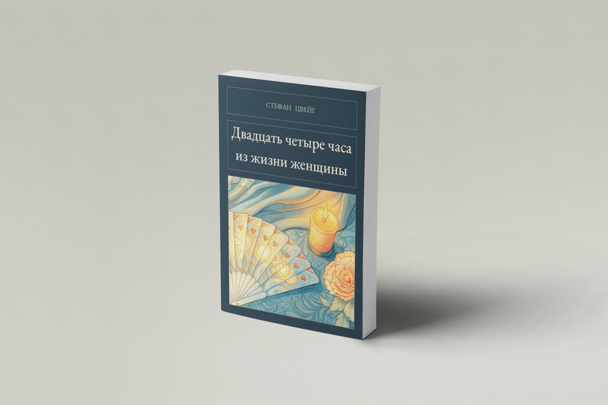 Книга &laquo;Двадцять чотири години із життя жінки (збірка), М'яка обкладинка, російською&raquo; &mdash; обкладинка