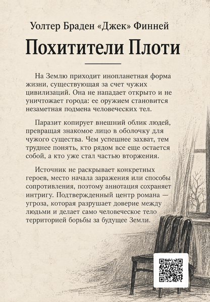 Книга &laquo;Похитители Плоти&raquo; &mdash; обложка