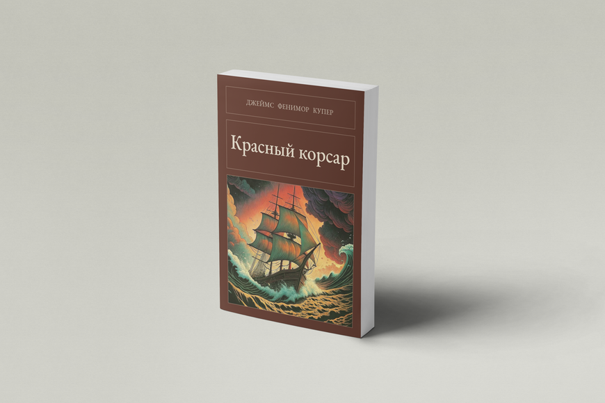 Книга &laquo;Червоний корсар, М'яка обкладинка, російською&raquo; &mdash; обкладинка