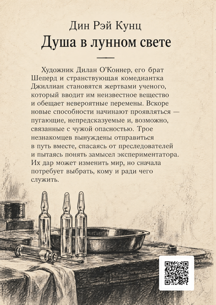 Книга &laquo;Душа в місячному сяйві&raquo; &mdash; обкладинка