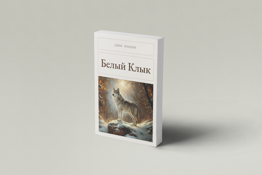 Книга &laquo;Белый Клык, М'яка обкладинка, російською&raquo; &mdash; обложка