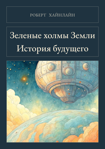 Книга &laquo;Зелені пагорби Землі. Історія майбутнього. Книга 1, Тверда палітурка, російською&raquo; &mdash; обкладинка