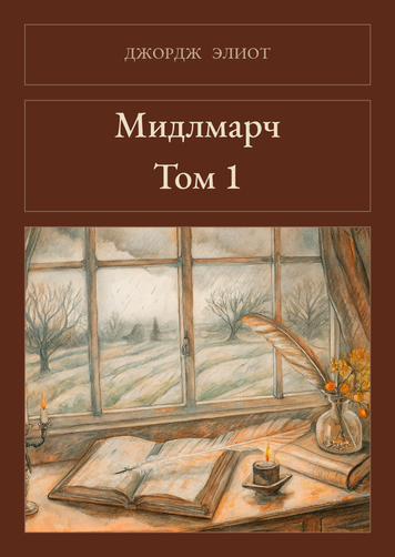 Книга &laquo;Мідлмарч. Том 1, М'яка обкладинка, російською&raquo; &mdash; обкладинка