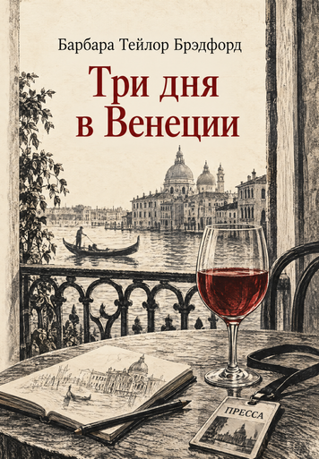 Книга &laquo;Три дні у Венеції&raquo; &mdash; обкладинка