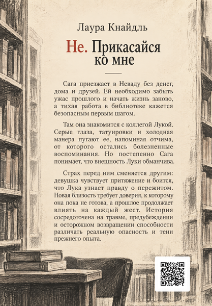 Книга &laquo;Не. Прикасайся ко мне&raquo; &mdash; обложка