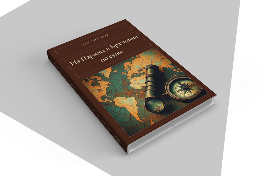 Книга &laquo;З Парижа в Бразилію суходолом, Тверда палітурка, російською&raquo; &mdash; обкладинка