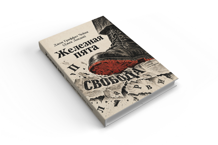 Книга &laquo;Залізна п&rsquo;ята&raquo; &mdash; обкладинка