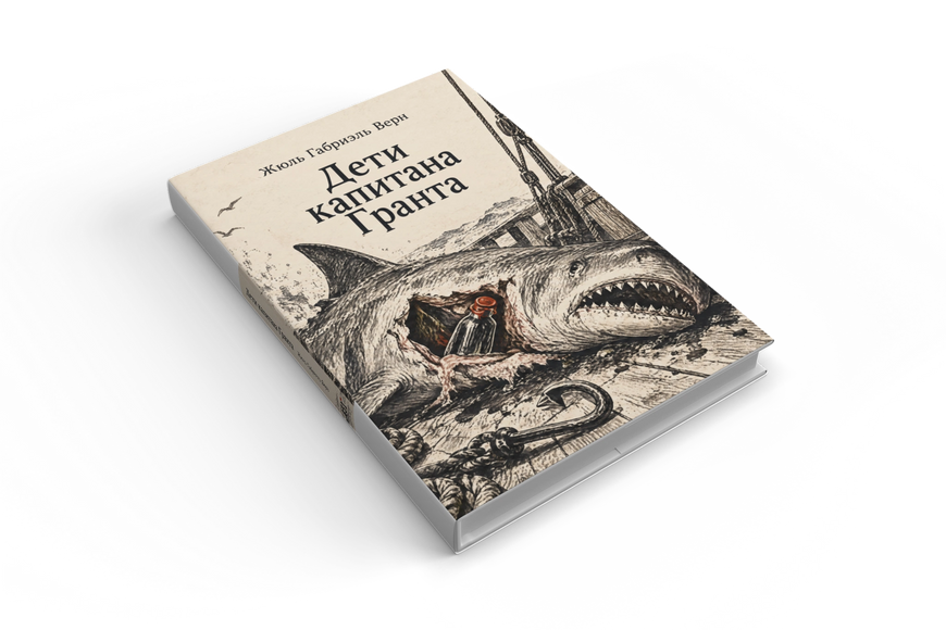 Книга &laquo;Дети капитана Гранта&raquo; &mdash; обложка