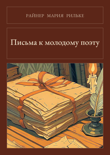 Книга &laquo;Листи молодому поету, М'яка обкладинка, російською&raquo; &mdash; обкладинка