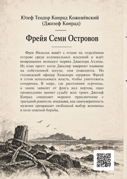 Книга &laquo;Фрея із Семи Островів&raquo; &mdash; обкладинка