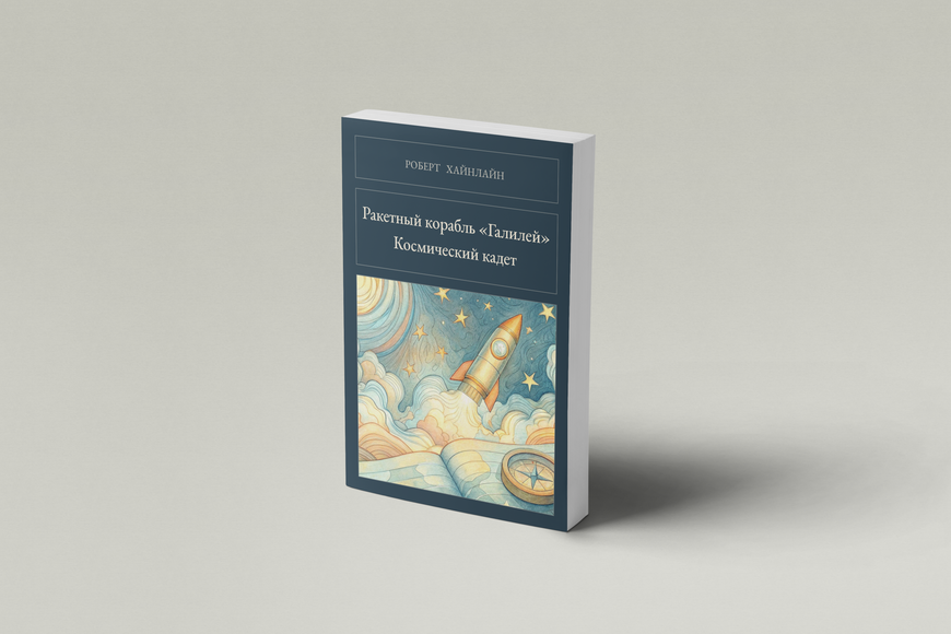 Книга &laquo;Ракетний корабель &laquo;Галілео&raquo;. Космічний кадет, М'яка обкладинка, російською&raquo; &mdash; обкладинка