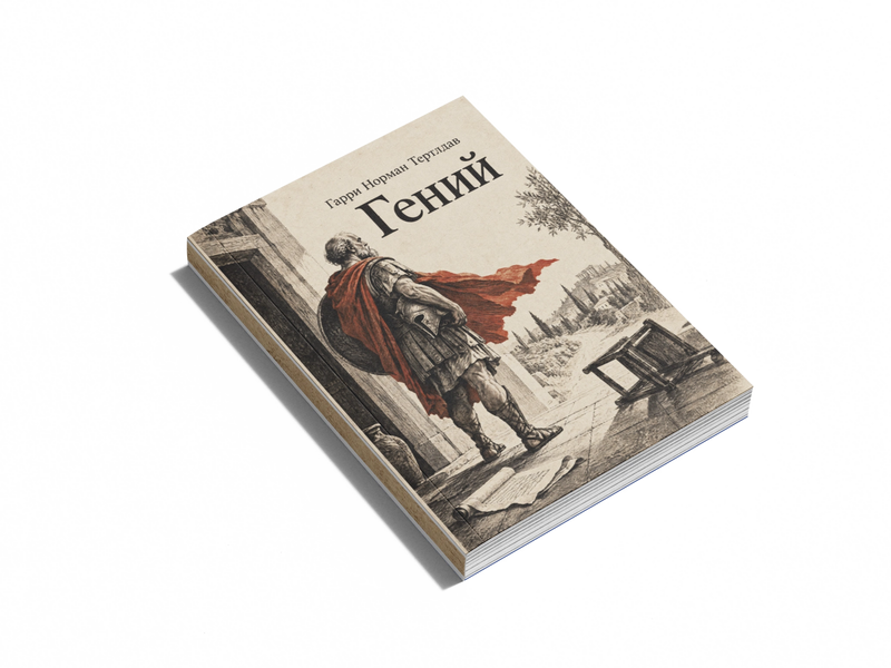 Книга &laquo;Геній&raquo; &mdash; обкладинка