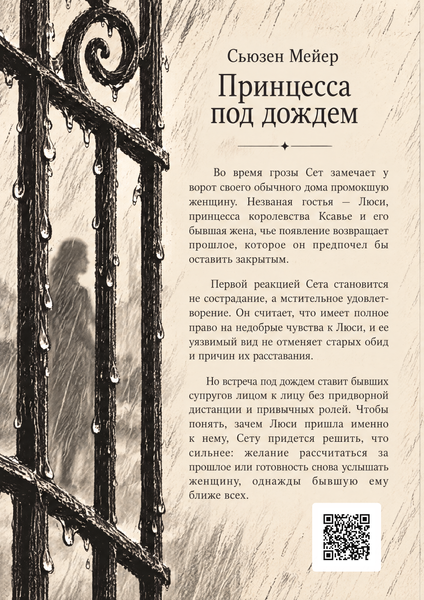 Книга &laquo;Принцесса под дождем&raquo; &mdash; обложка