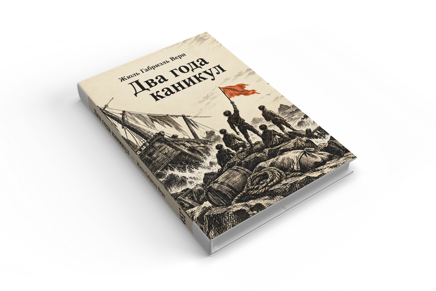 Книга &laquo;Два года каникул&raquo; &mdash; обложка