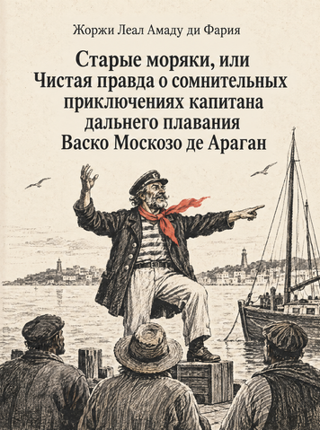 Книга &laquo;Старые моряки, или Чистая правда о сомнительных приключениях капитана дальнего плавания Васко Москозо де Араган&raquo; &mdash; обложка