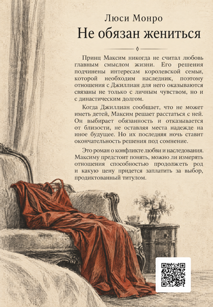 Книга &laquo;Не обязан жениться&raquo; &mdash; обложка