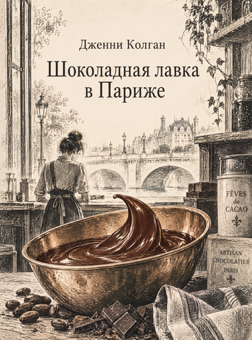 Книга &laquo;Шоколадная лавка в Париже&raquo; &mdash; обложка