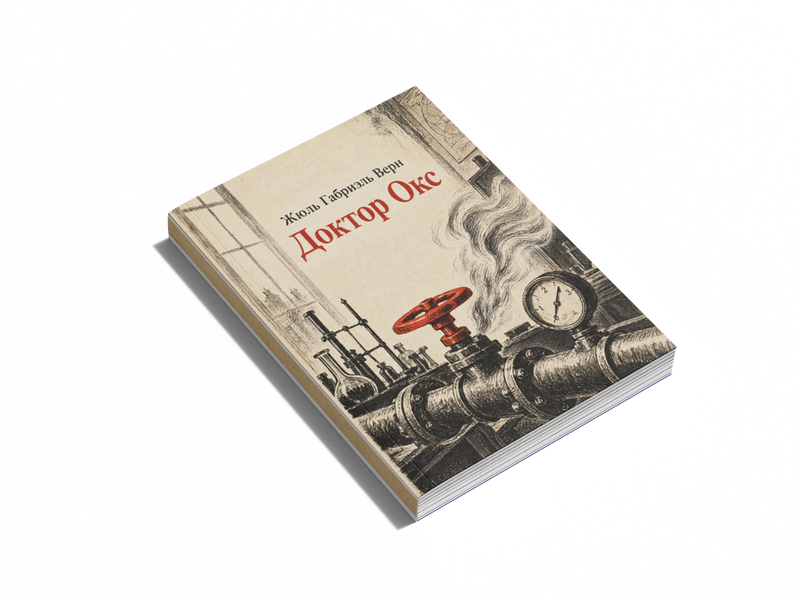 Книга &laquo;Доктор Окс&raquo; &mdash; обложка