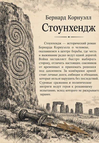 Книга &laquo;Стоунхендж&raquo; &mdash; обложка