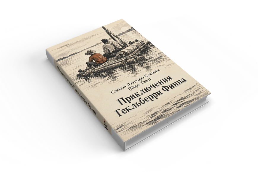 Книга &laquo;Приключения Гекльберри Финна&raquo; &mdash; обложка