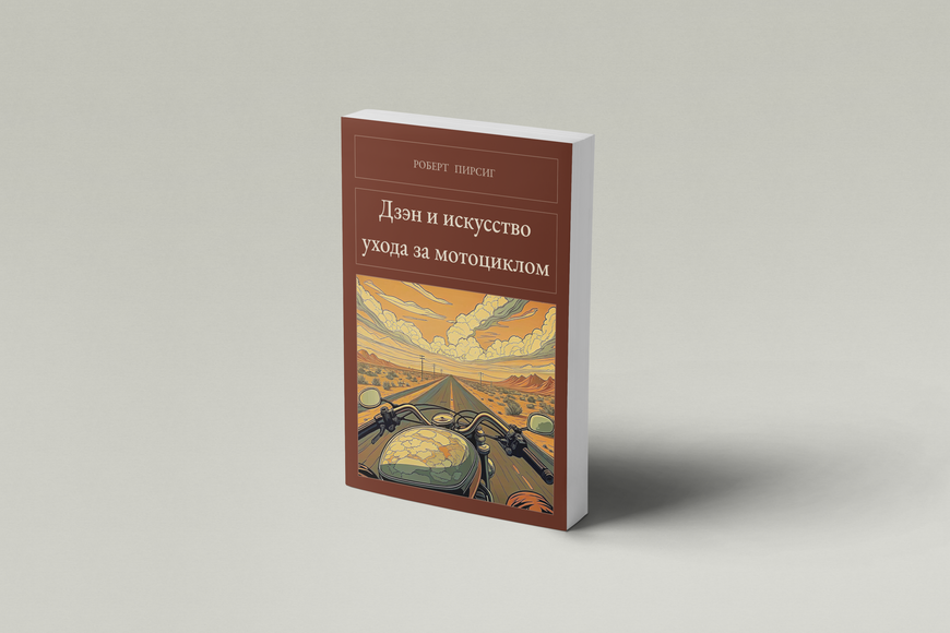 Книга &laquo;Дзен і мистецтво догляду мотоцикла, М'яка обкладинка, російською&raquo; &mdash; обкладинка