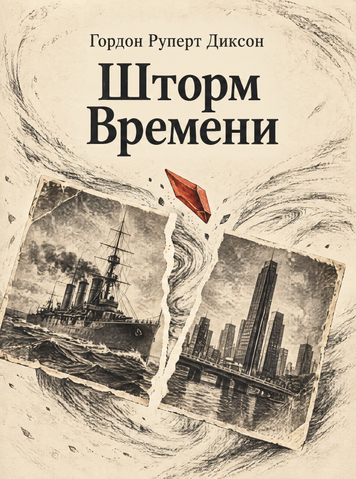 Книга &laquo;Шторм Времени&raquo; &mdash; обложка