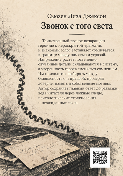 Книга &laquo;Дзвінок із того світу&raquo; &mdash; обкладинка