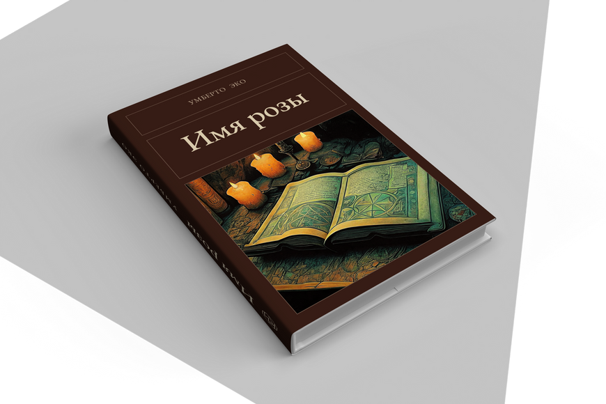 Книга &laquo;Ім'я рози, Тверда палітурка, російською&raquo; &mdash; обкладинка