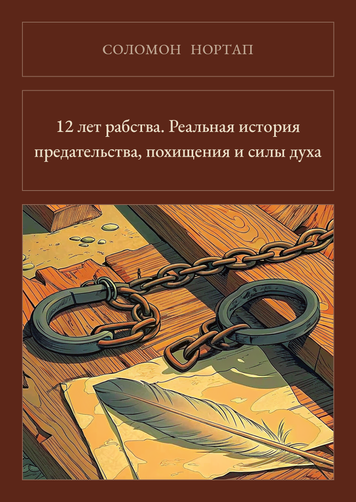 Книга &laquo;12 лет рабства. Реальная история предательства, похищения и силы духа, М'яка обкладинка, російською&raquo; &mdash; обложка