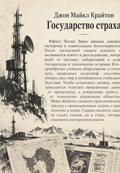 Книга &laquo;Держава страху&raquo; &mdash; обкладинка