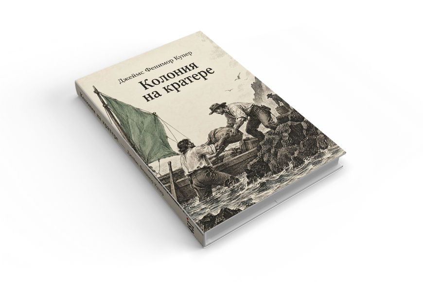 Книга &laquo;Колонія на кратері&raquo; &mdash; обкладинка