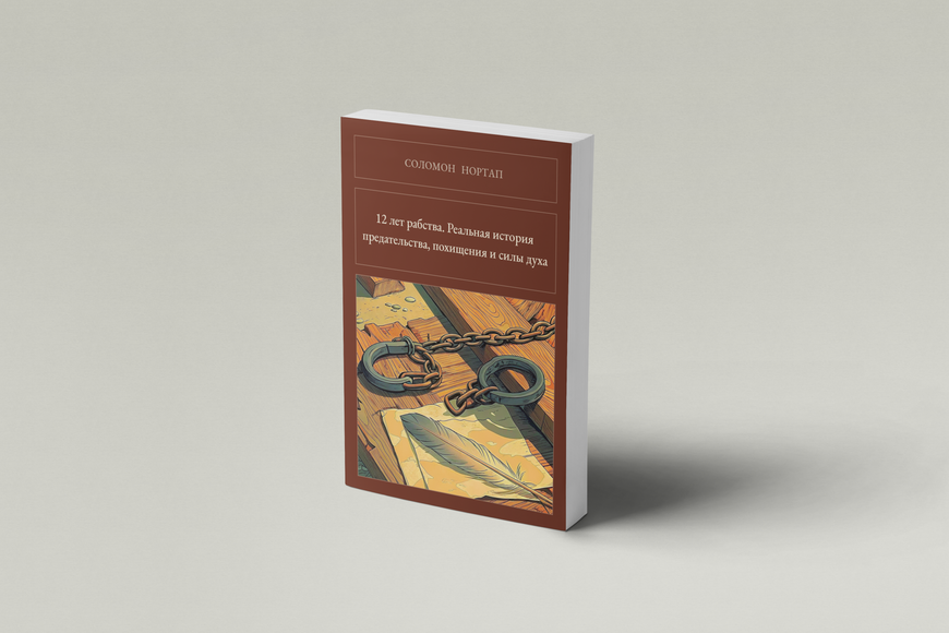Книга &laquo;12 років рабства. Реальна історія зради, викрадення і сили духу, М'яка обкладинка, російською&raquo; &mdash; обкладинка