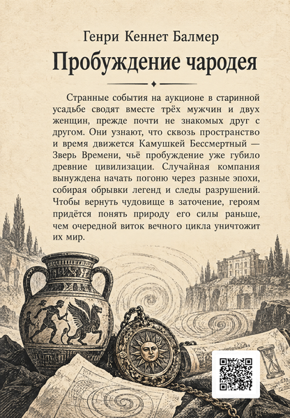 Книга &laquo;Пробуждение чародея&raquo; &mdash; обложка
