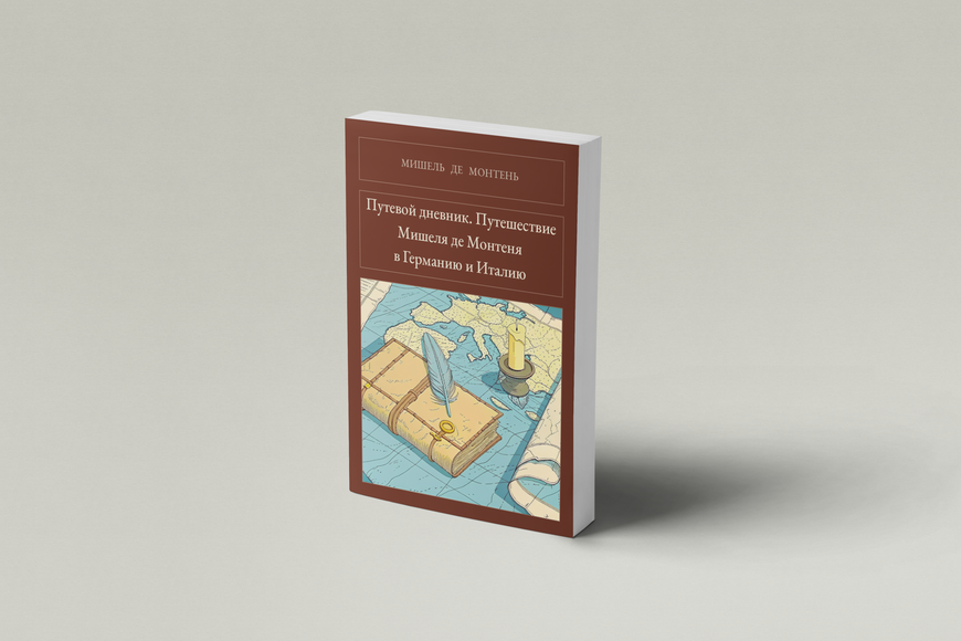 Книга &laquo;Дорожній щоденник. Подорож Мішеля де Монтеня до Німеччини та Італії, М'яка обкладинка, російською&raquo; &mdash; обкладинка