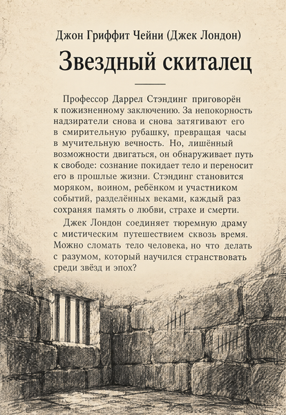 Книга &laquo;Звездный скиталец&raquo; &mdash; обложка