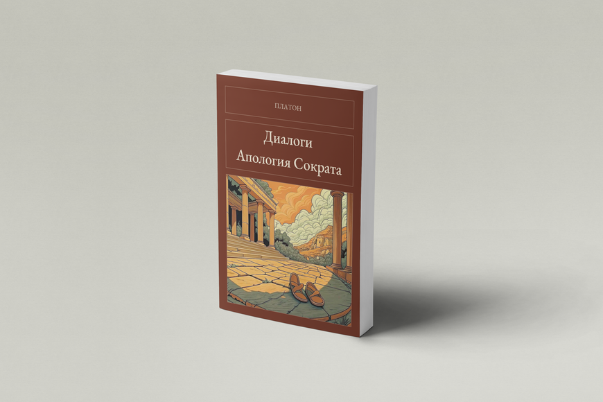 Книга &laquo;Діалоги. Апологія Сократа, М'яка обкладинка, російською&raquo; &mdash; обкладинка